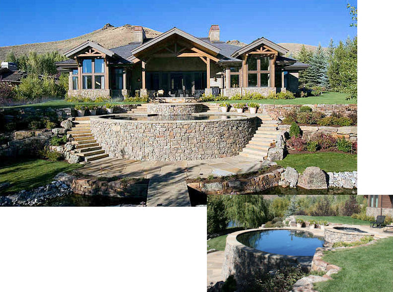 hillside pool and spa design
